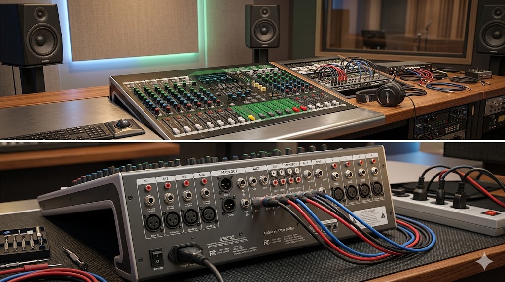 Bộ trộn âm thanh (Mixer) FA MQ122