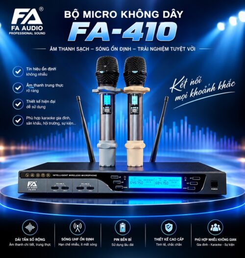 Bộ micro không dây FA-410